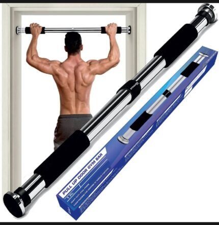 Fitness Door Pull Up and Chin Up Bar Doorway Pull Up Bar with Soft Grip Handles Multi-Functional Upper Body Workout for Strength Training Home and Gym Workout Door Width 60 to 100cm gym equipment